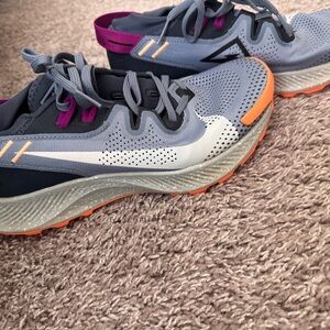 Nike Athletic Shoes - Blue, Orange, Purple